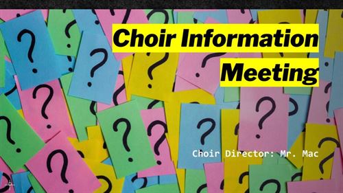 Choir Information Meeting